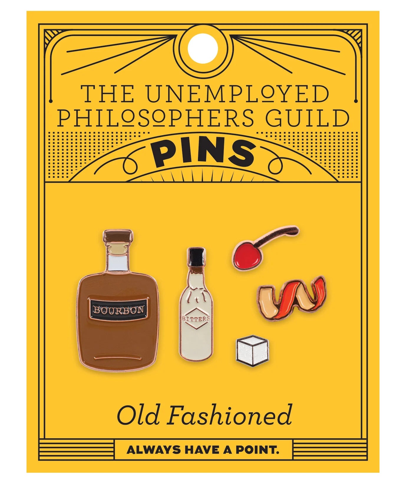 UPG Old Fashioned Enamel Pin Set