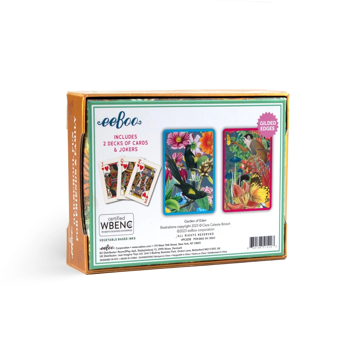 Garden of Eden Playing Cards - 2 Traditional Decks