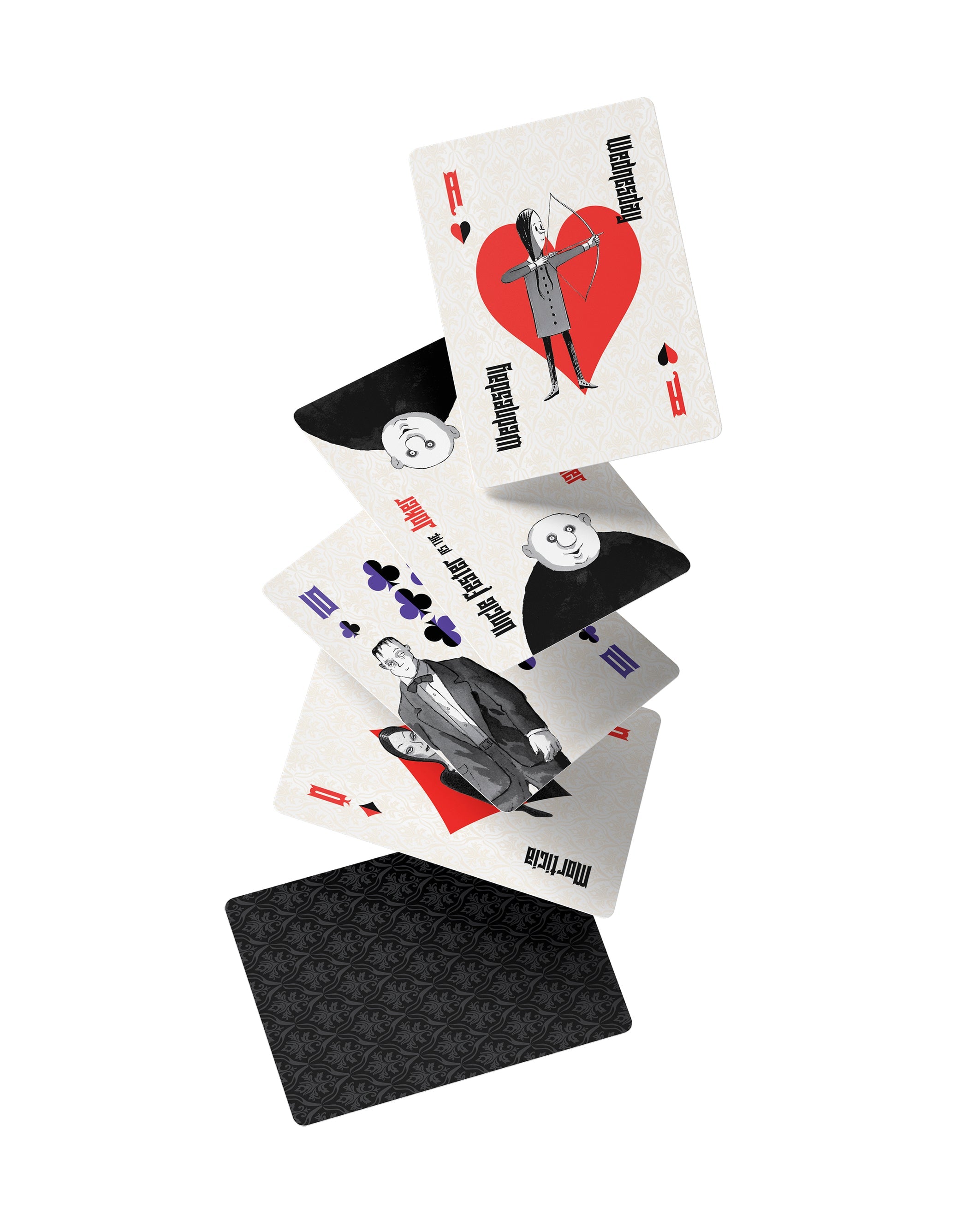 The Addams Family Playing Cards    