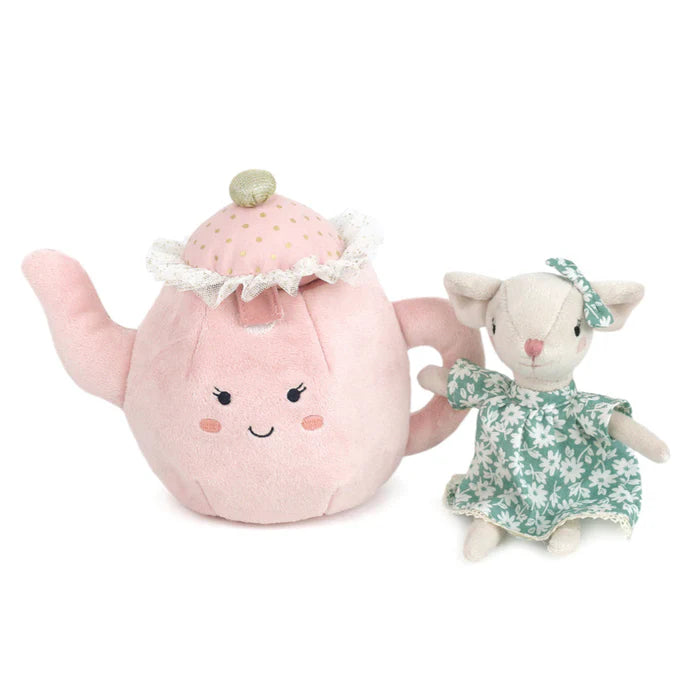 Mon Ami Time For Tea Teapot and Mouse Activity Set