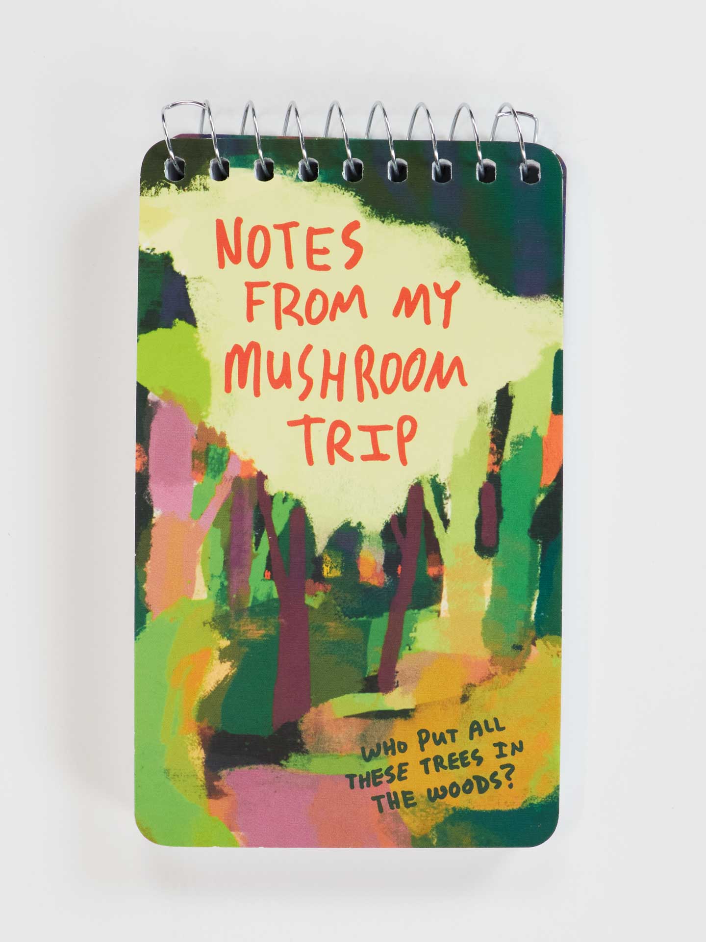 BLUQ Notes From My Mushroom Trip 3x5 Spiral Notebook