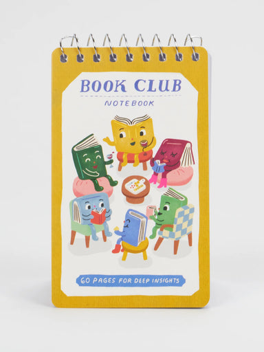 BLUQ Book Club 3x5 Spiral Notebook