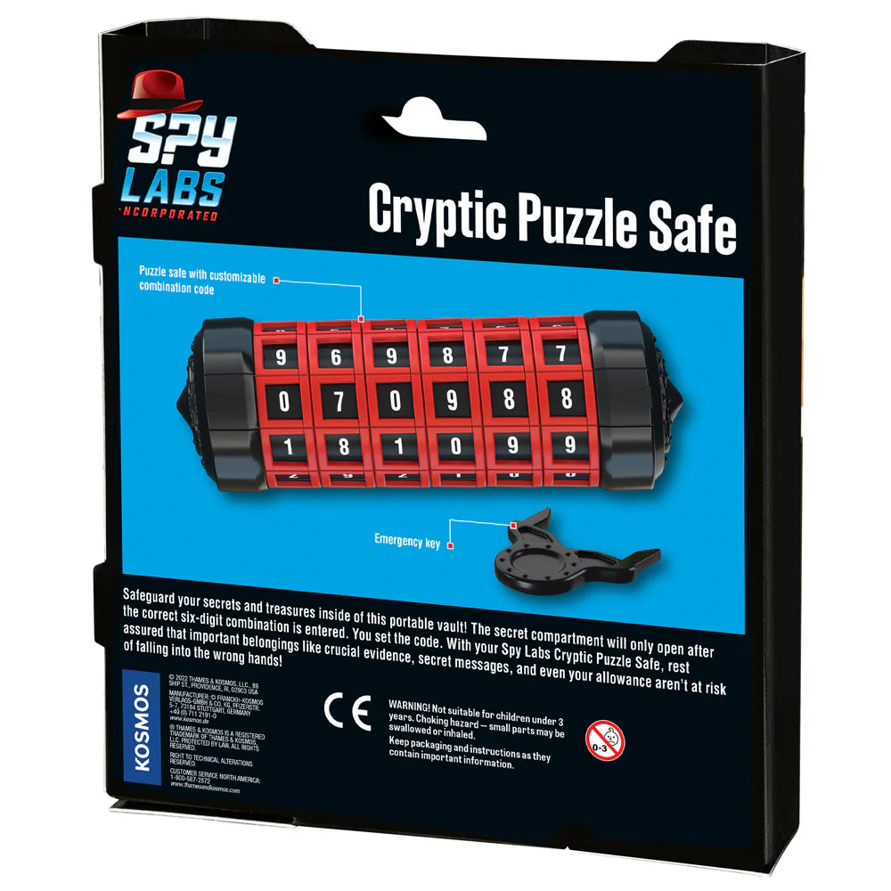Spy Labs Cryptic Puzzle Safe