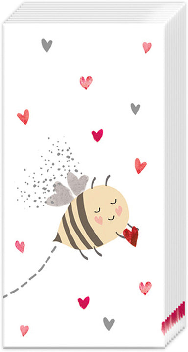 Bee My Valentine - Pocket Tissues    
