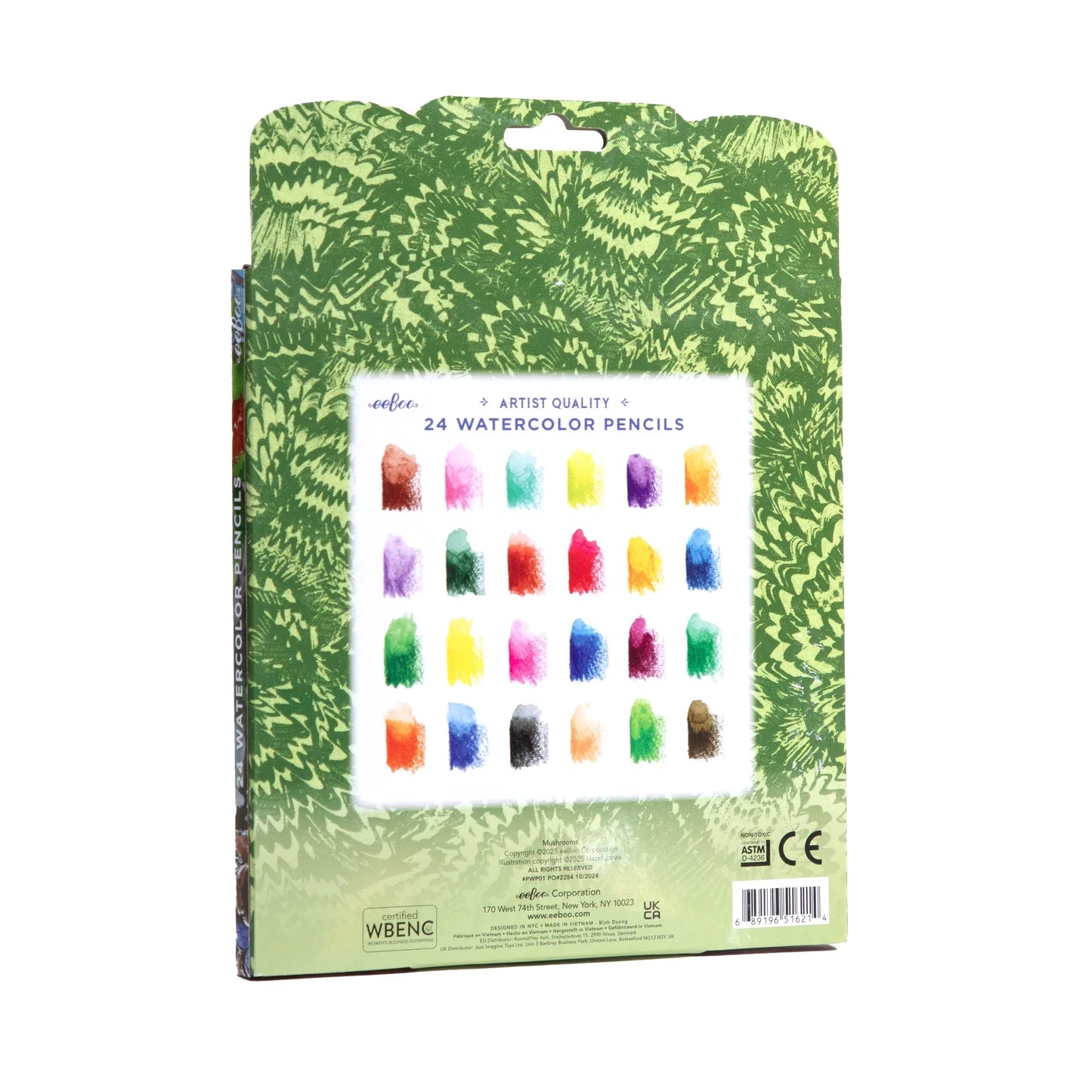 Mushroom Watercolor Pencils 24 Count