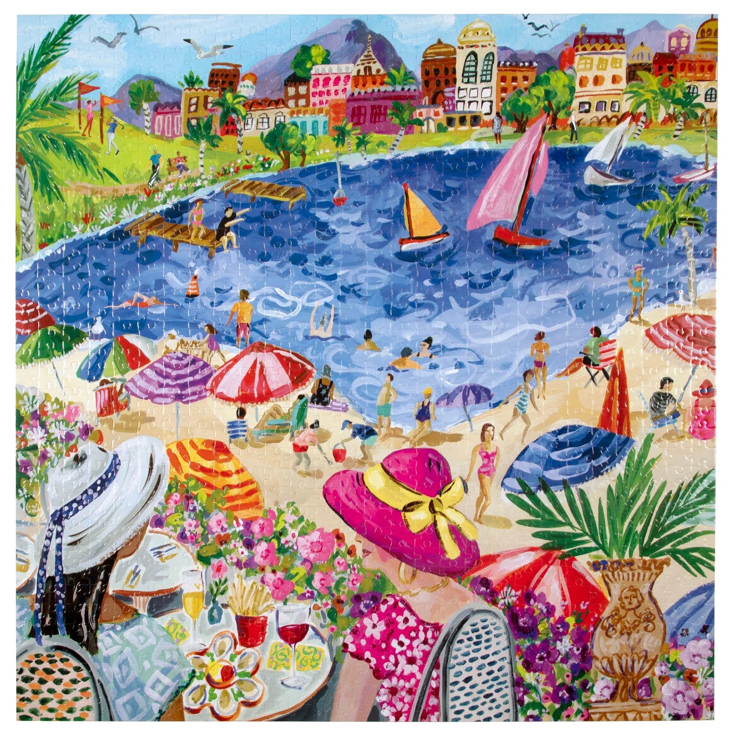 Lunch By The Sea 1000 Piece Puzzle