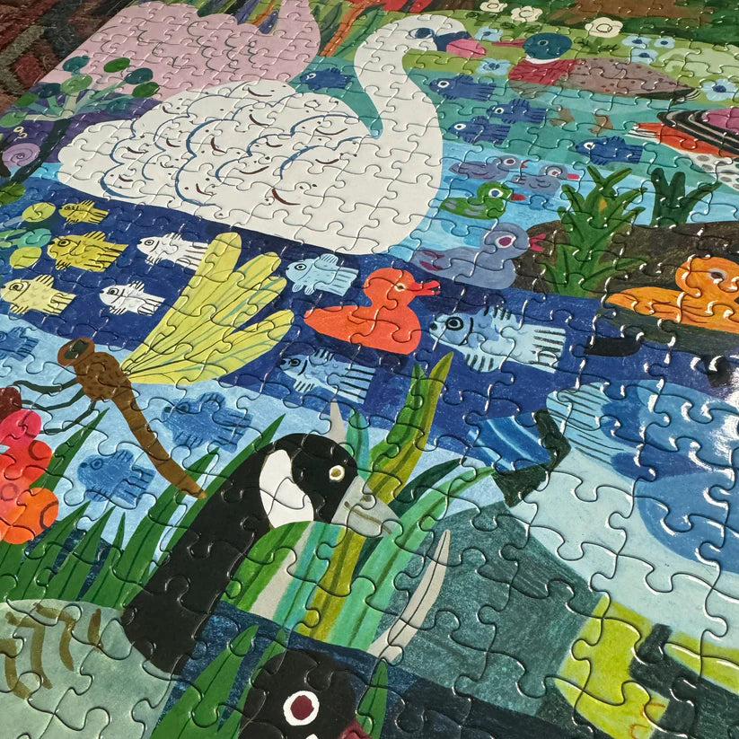 Ducks In The Clearing 1000 Piece Puzzle