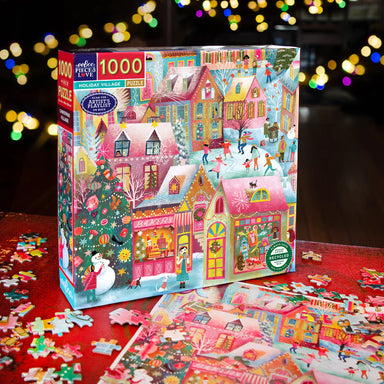 Holiday Village 1000 Piece Puzzle