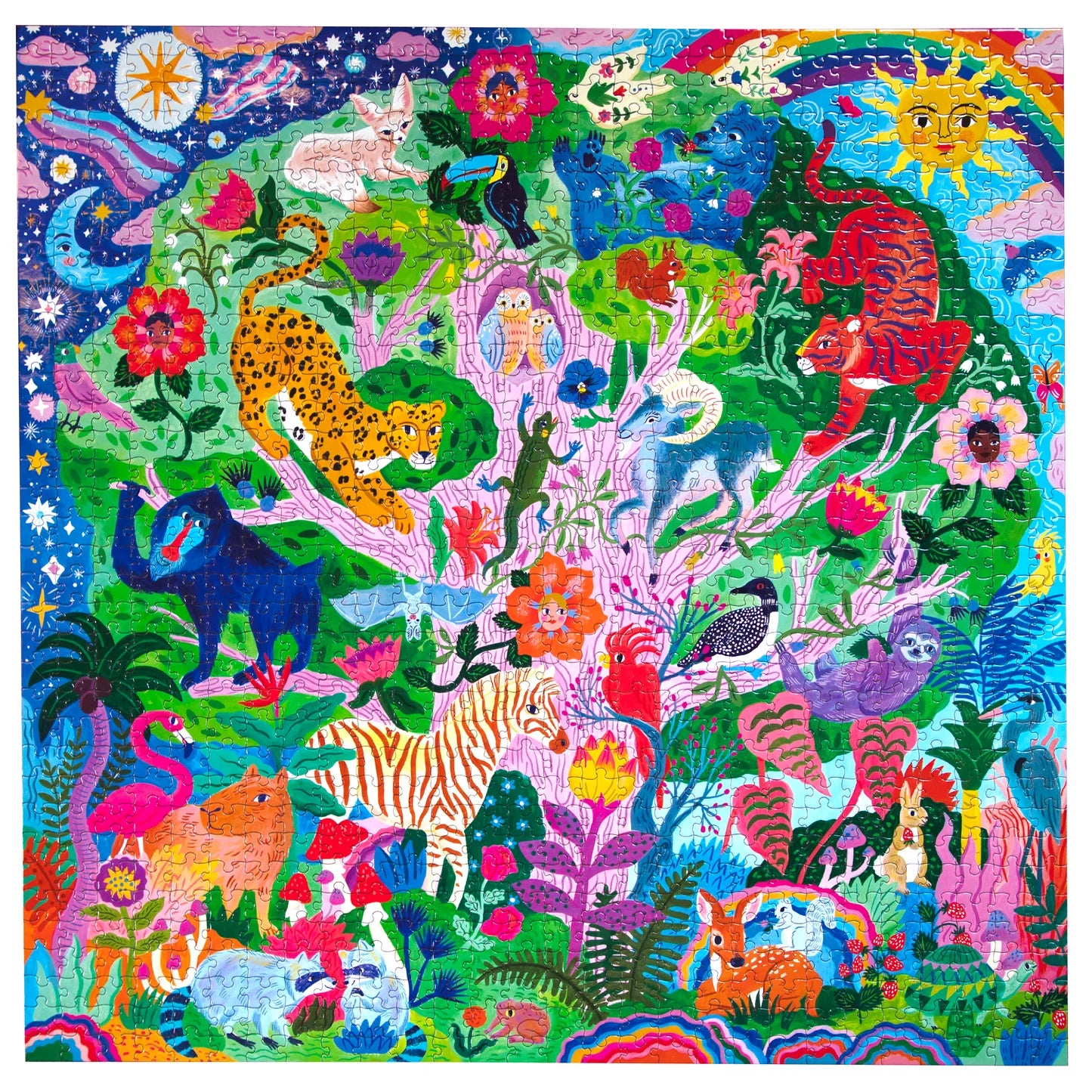 Life In A Tree 1000 Piece Puzzle