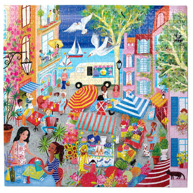 Marketplace In France 1000 Piece Puzzle