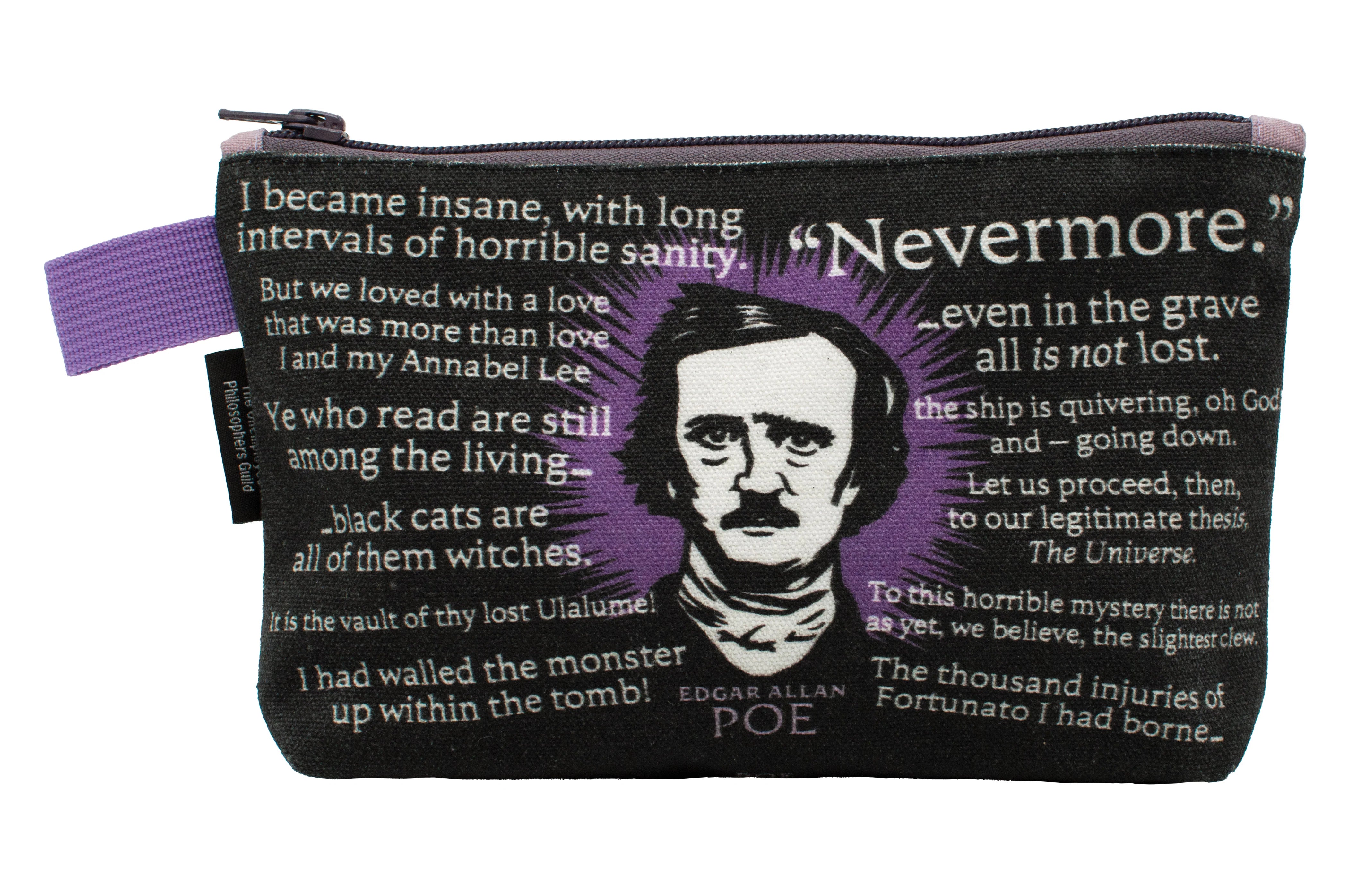 UPG Edgar Allan Poe Zip Bag