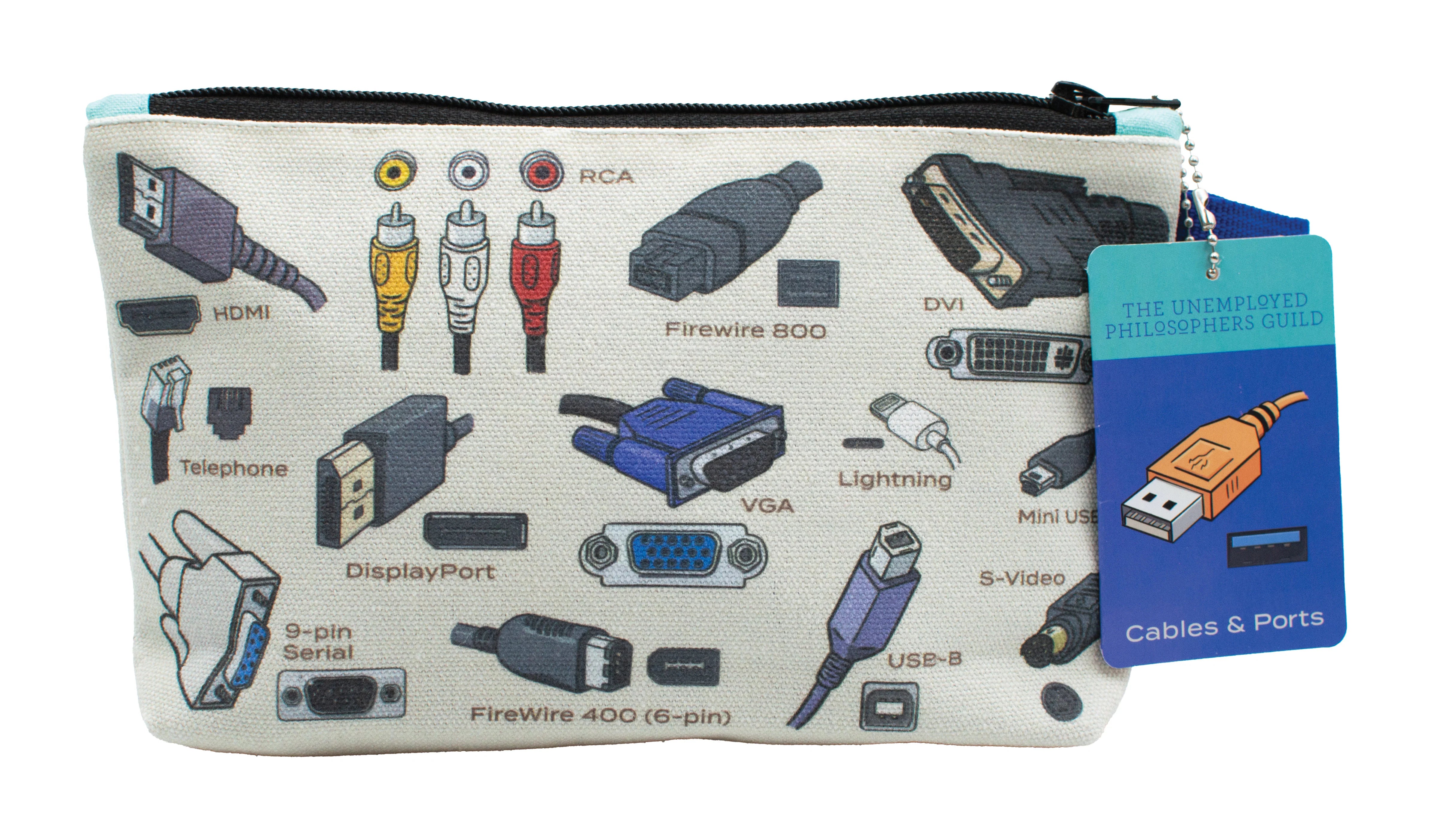 UPG Cables & Ports Zipper Bag