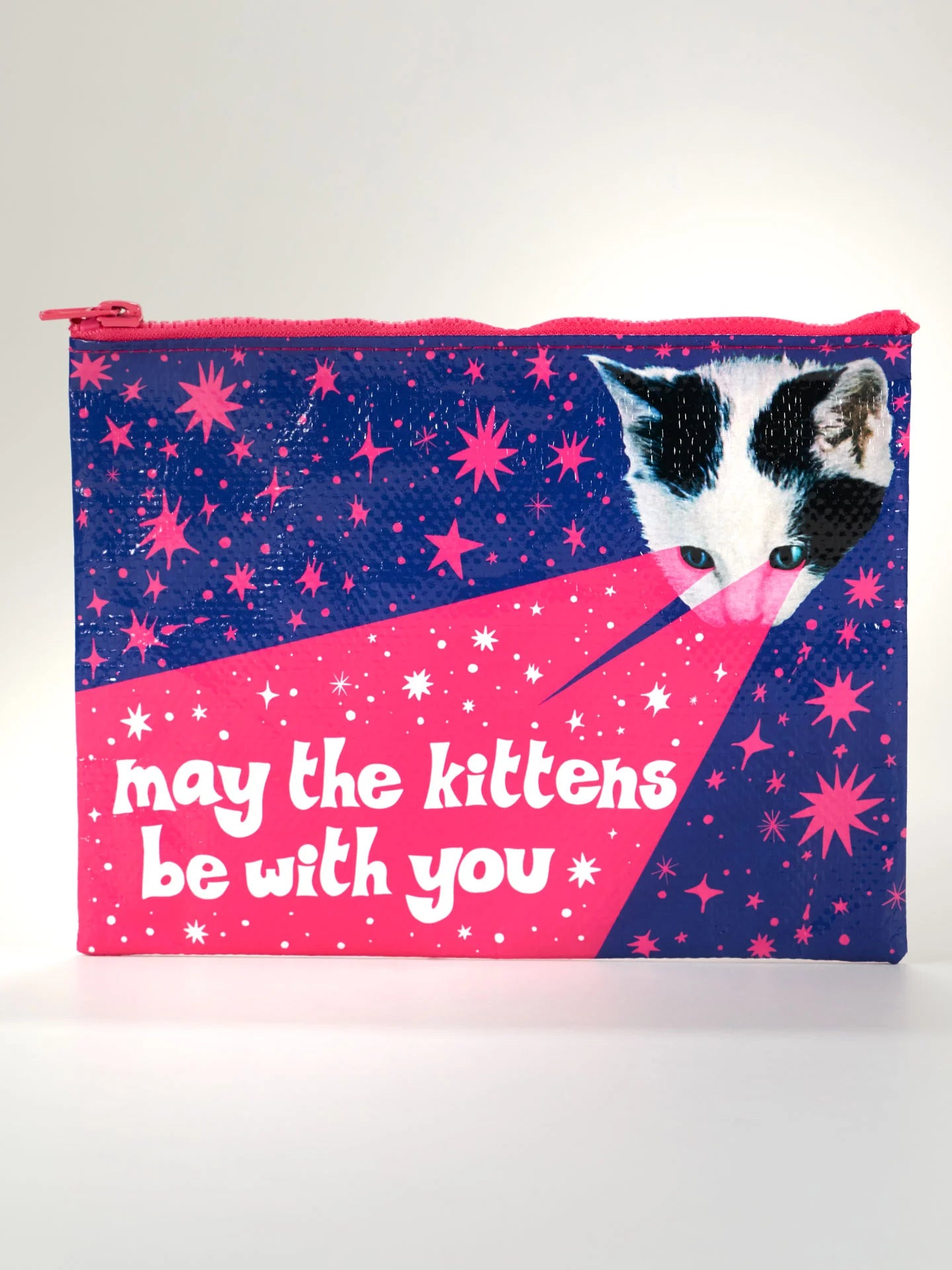 BLUQ May The Kittens Be With You Zipper Pouch