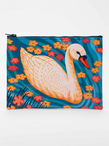 BLUQ Swan Zipper Pouch