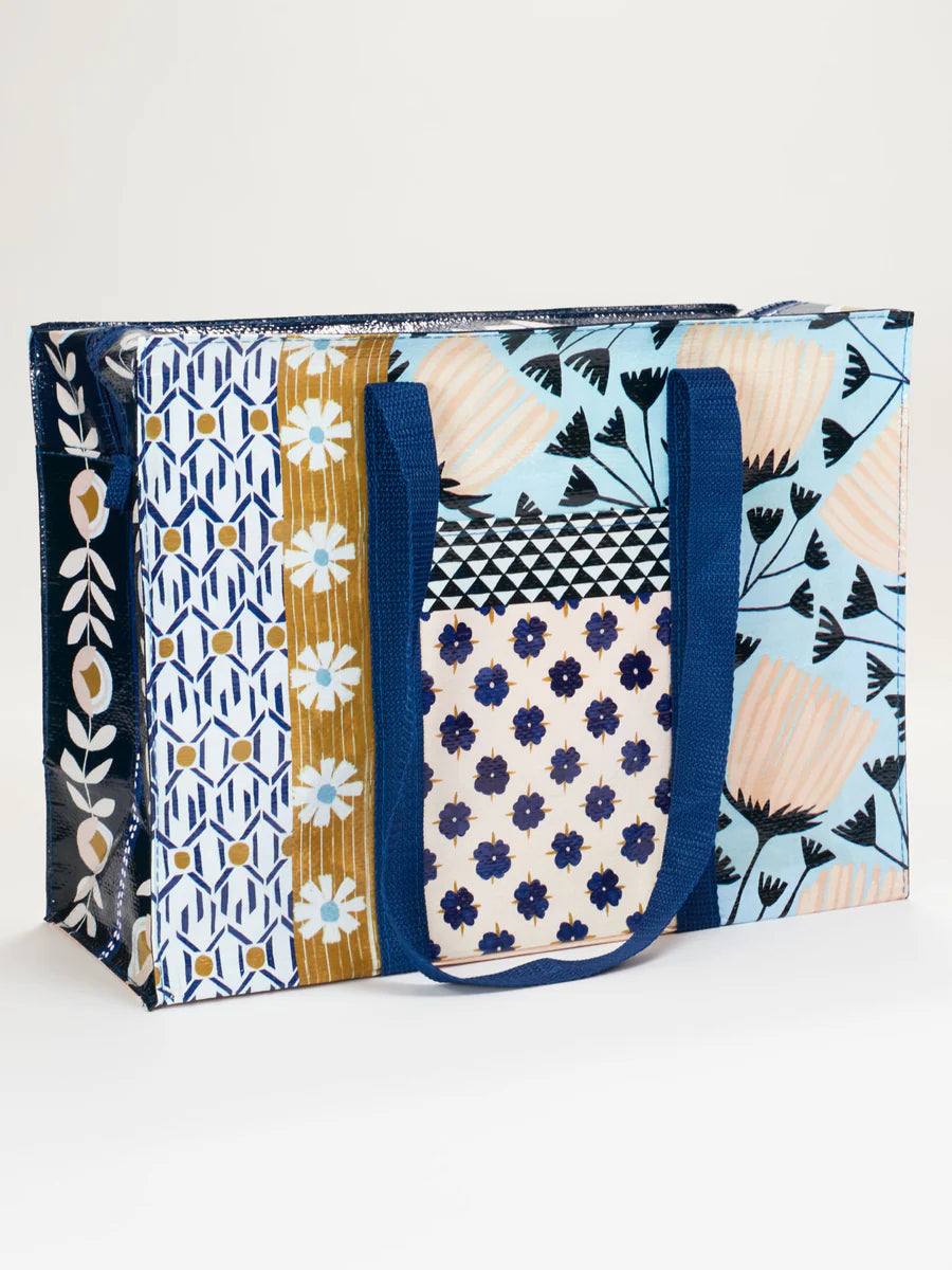 BLUQ Patchwork Shoulder Tote Bag