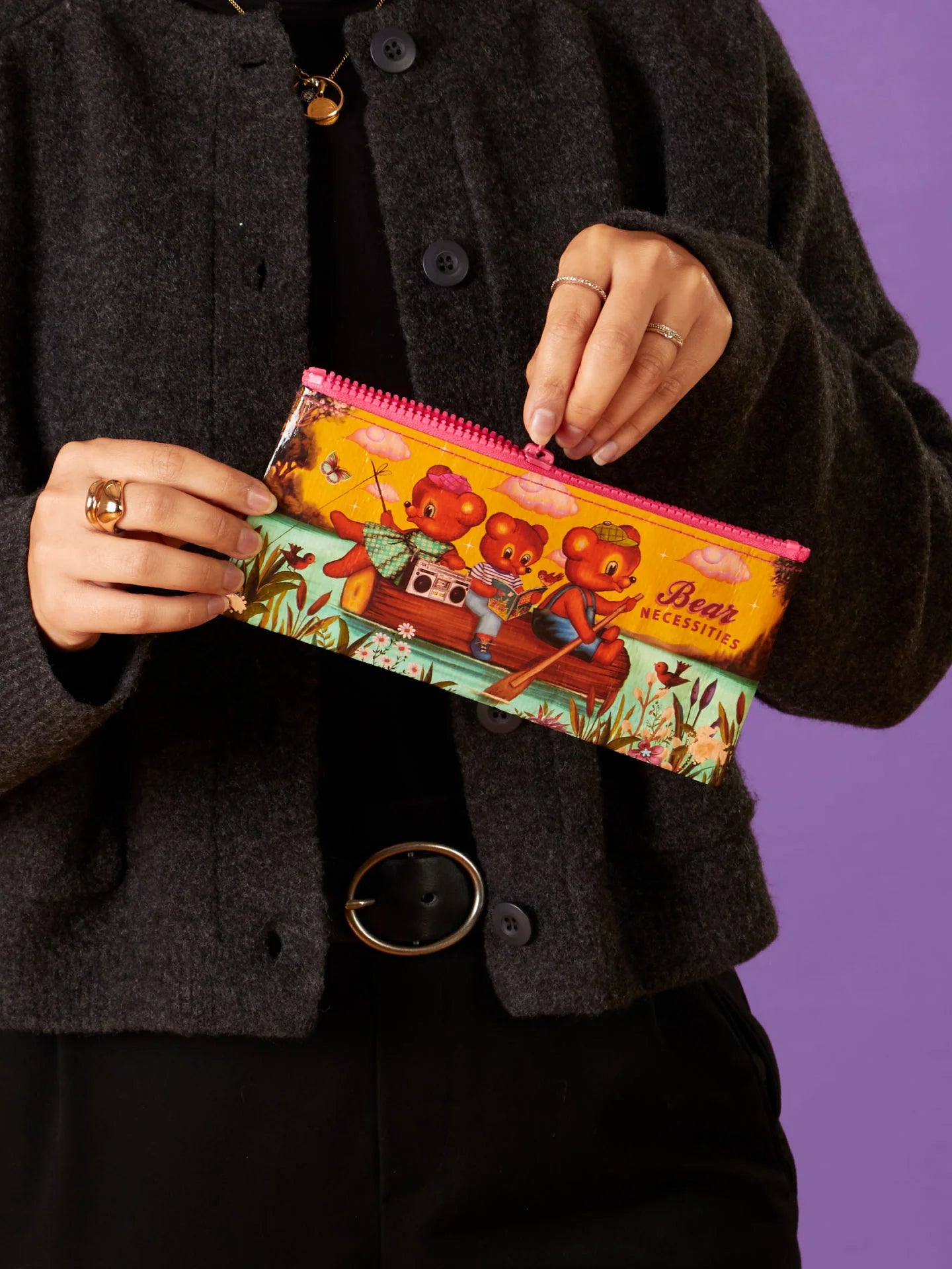 Blue Q Pencil Case - Bear Necessities