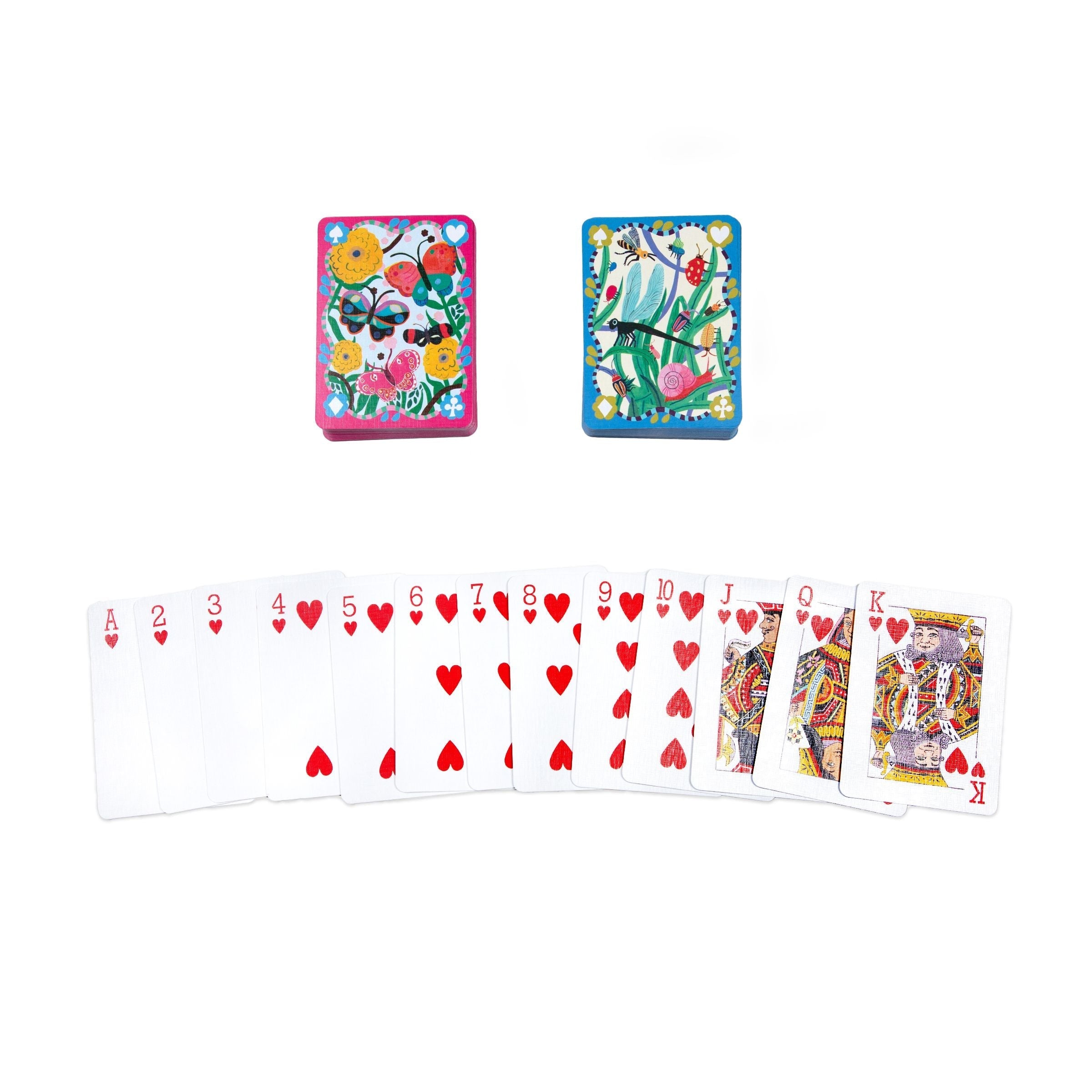 eeBoo Playing Cards - (Single) Butterflies or Bugs