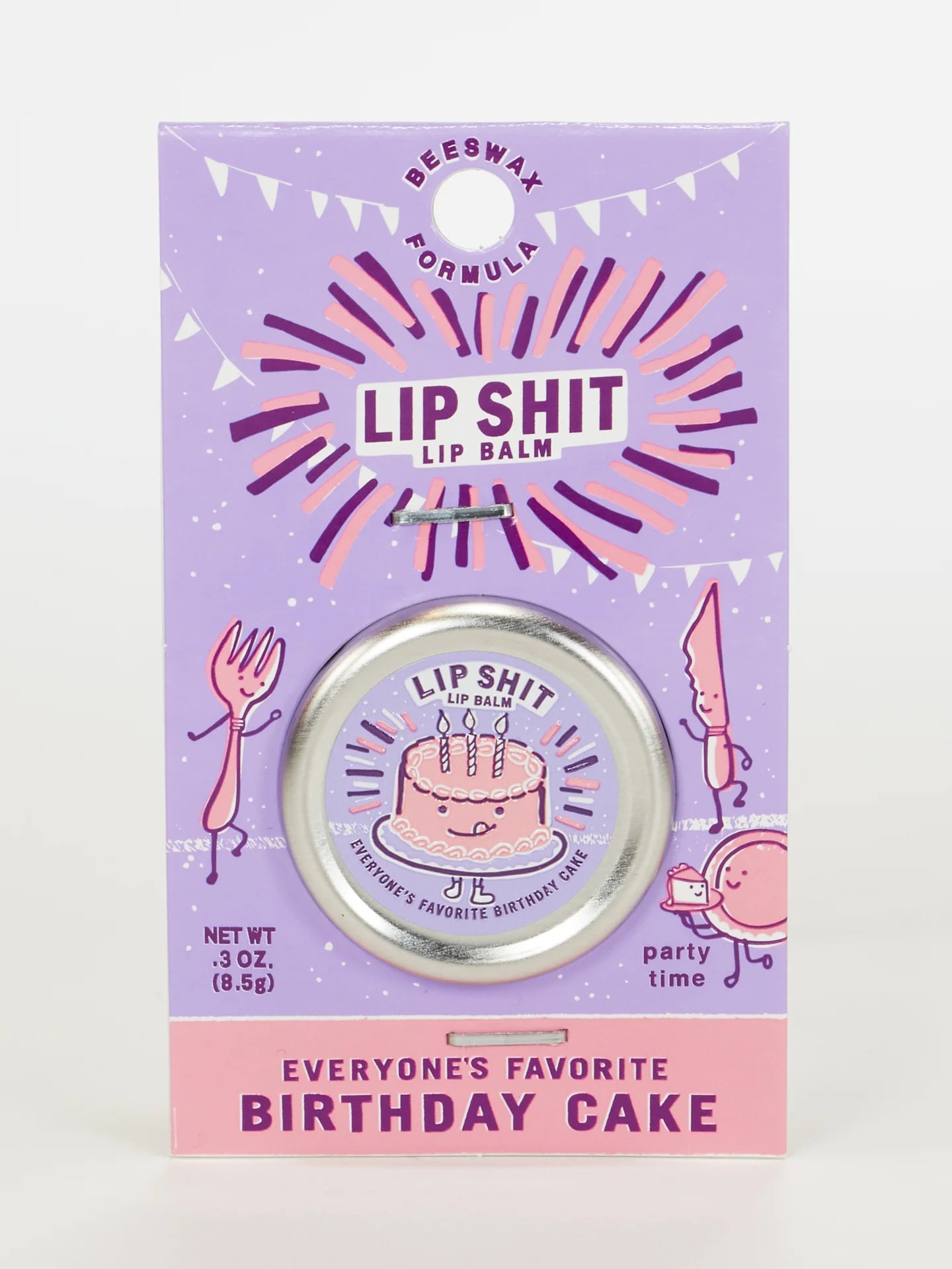 BLUEQ Lip Shit Lip Balm - Everyone's Favorite Birthday Cake