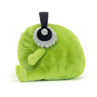 Jellycat Ricky Rain Frog Plush Toy - Medium 7 Inch Green Stuffed Animal For Kids & Collectors