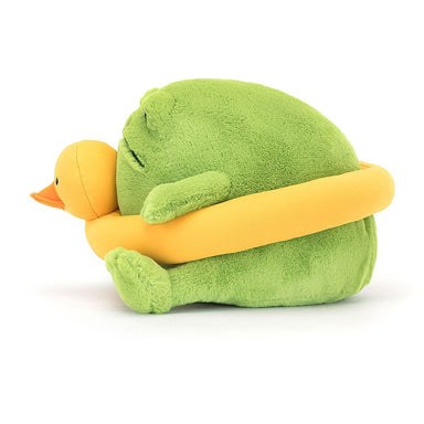 Jellycat Ricky Rain Frog with Rubber Ring    