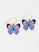Holly Yashi Blooming Butterfly Earrings - Radiant Purple