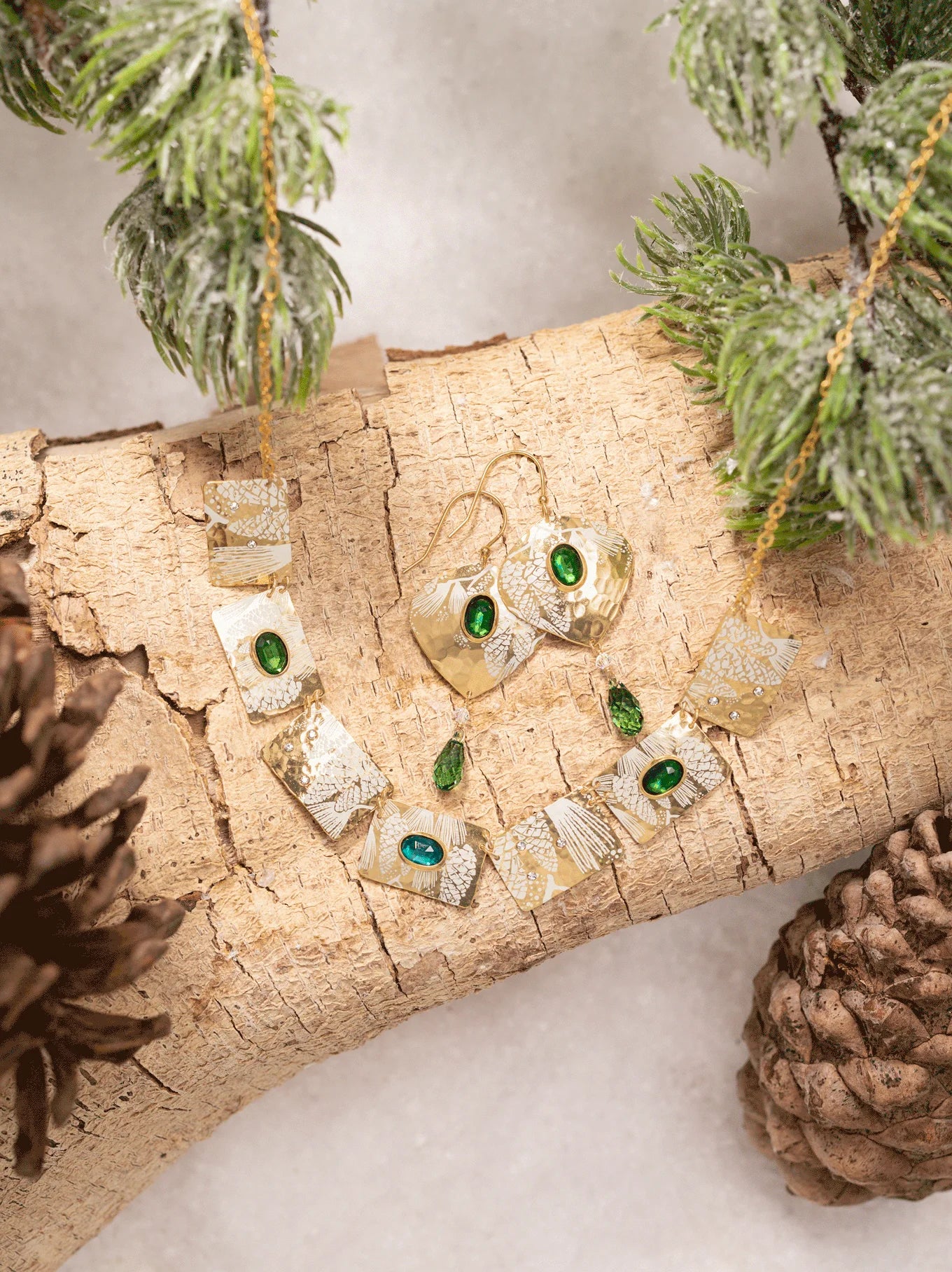 Holly Yashi Estelle Earrings - Emerald    
