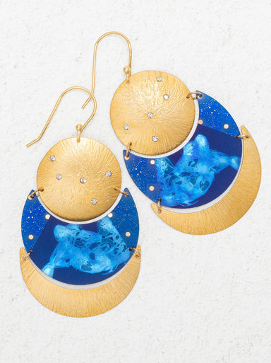 Holly Yashi Juno Earrings - Midnight Blue