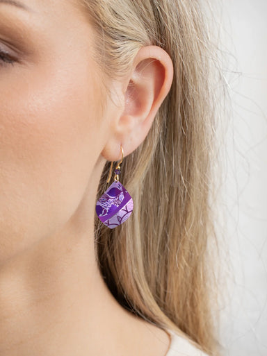 Holly Yashi Lani Earrings - Pua Purple    