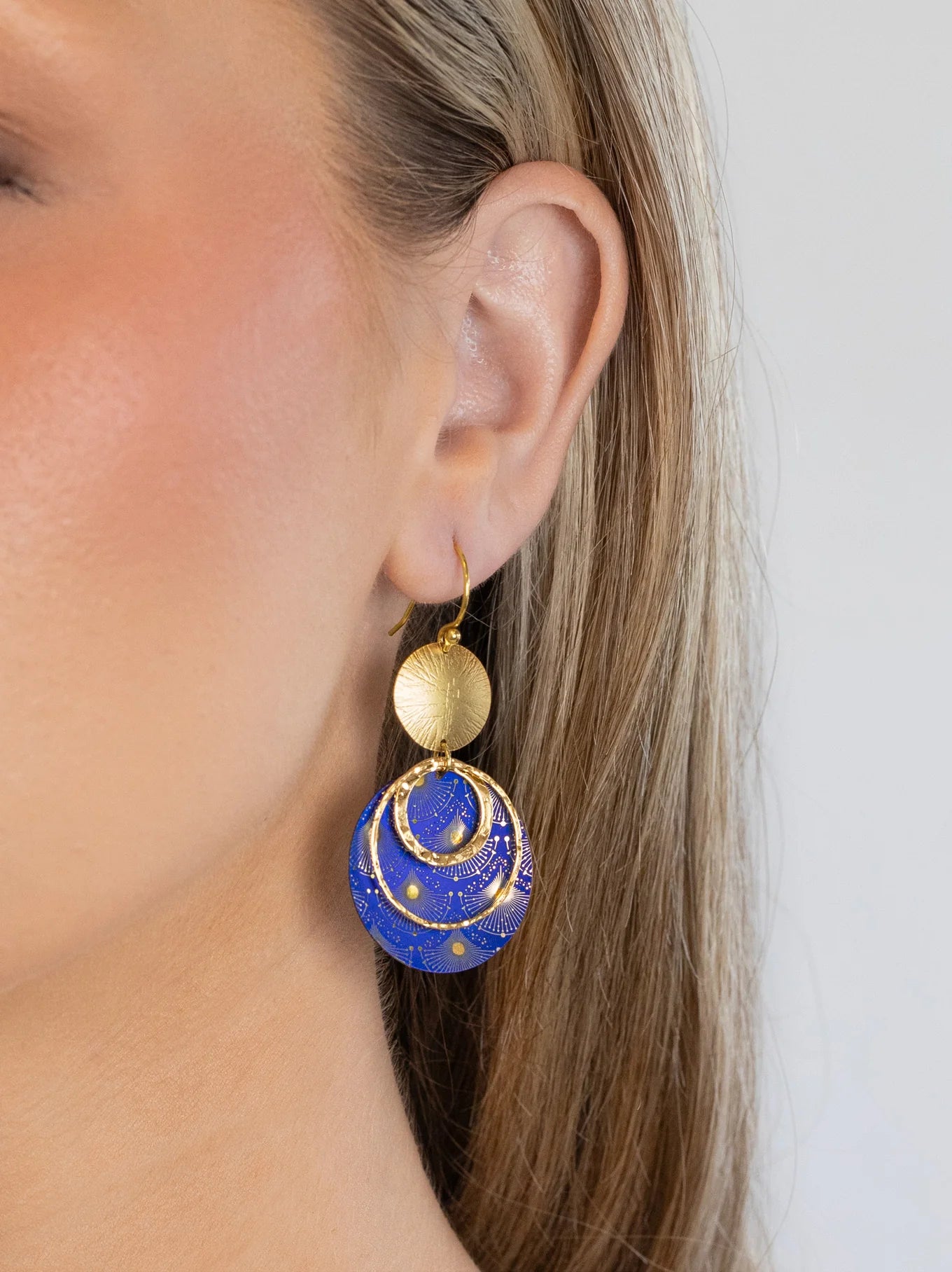 Holly Yashi Atlas Earrings - Midnight Blue