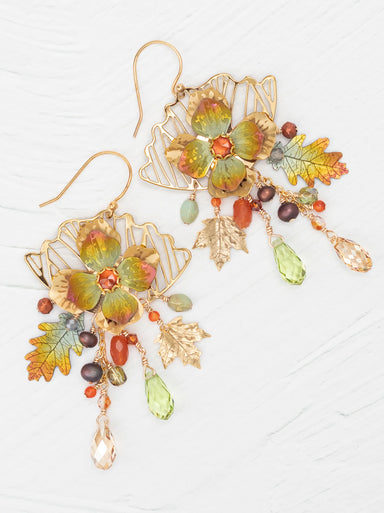 Holly Yashi 2023 Fall Limited Edition Earrings - Golden Mist    
