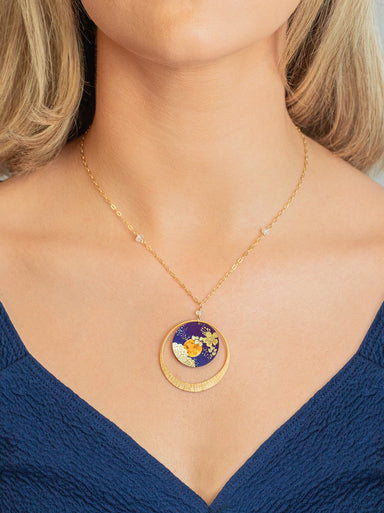 Holly Yashi Luna Necklace - Blue Moon