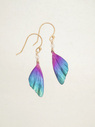 Holly Yashi Flutterby Earrings - Blue Violet    