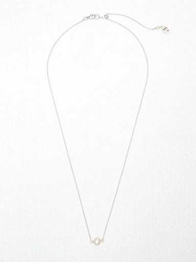 Holly Yashi Marina Pearl Necklace - Silver and Cream