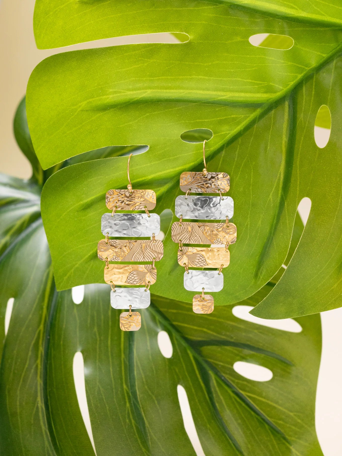 Holly Yashi Lana Talisman Earrings - Gold / Silver    