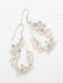 Holly Yashi Rafaela Earrings - Silver and White    