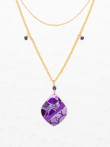 Holly Yashi Lani Necklace - Pua Purple    