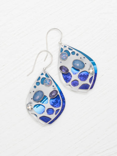 Holly Yashi Seashore Dreams Earrings - Blue Depth