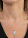 Holly Yashi Radiant Petra Pendant Necklace - Silver    