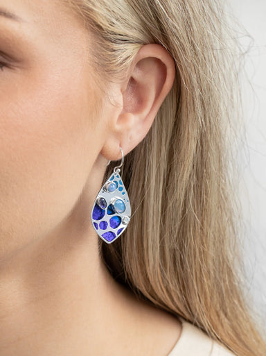 Holly Yashi Seashore Dreams Earrings - Blue Depth