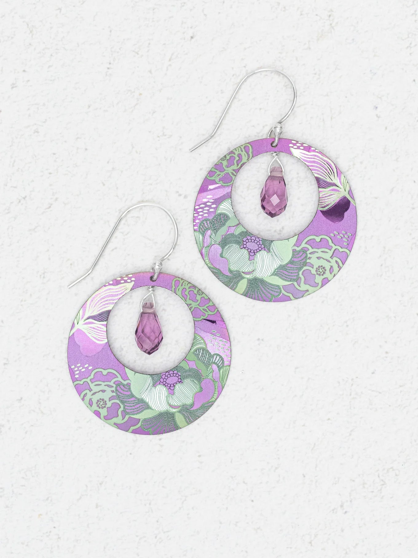 Holly Yashi Claire Earrings - Violet