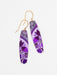 Holly Yashi Malia Earrings - Pua Purple    