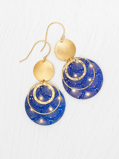 Holly Yashi Atlas Earrings - Midnight Blue