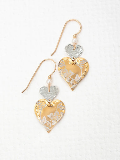 Holly Yashi Mia Earrings - Gold and Silver