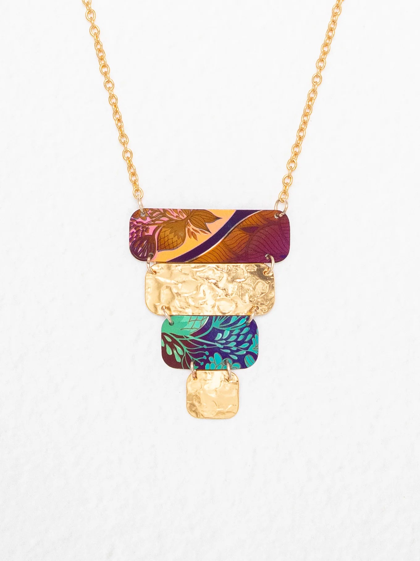 Holly Yashi Lana Talisman Necklace - Amber Wave