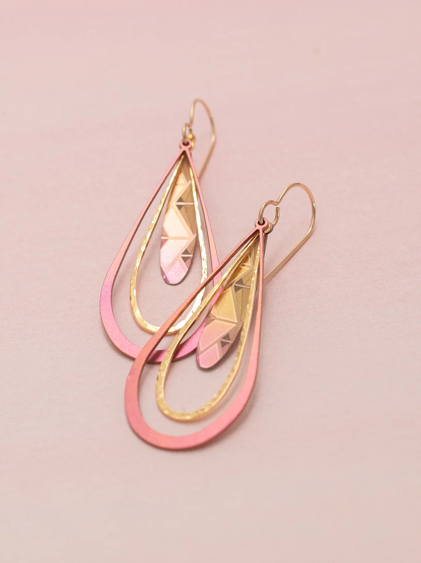 Holly Yashi Still Waters Earrings - Special Edition Pink    