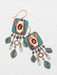 Holly Yashi Mystic Falls Earrings - Teal and Amber