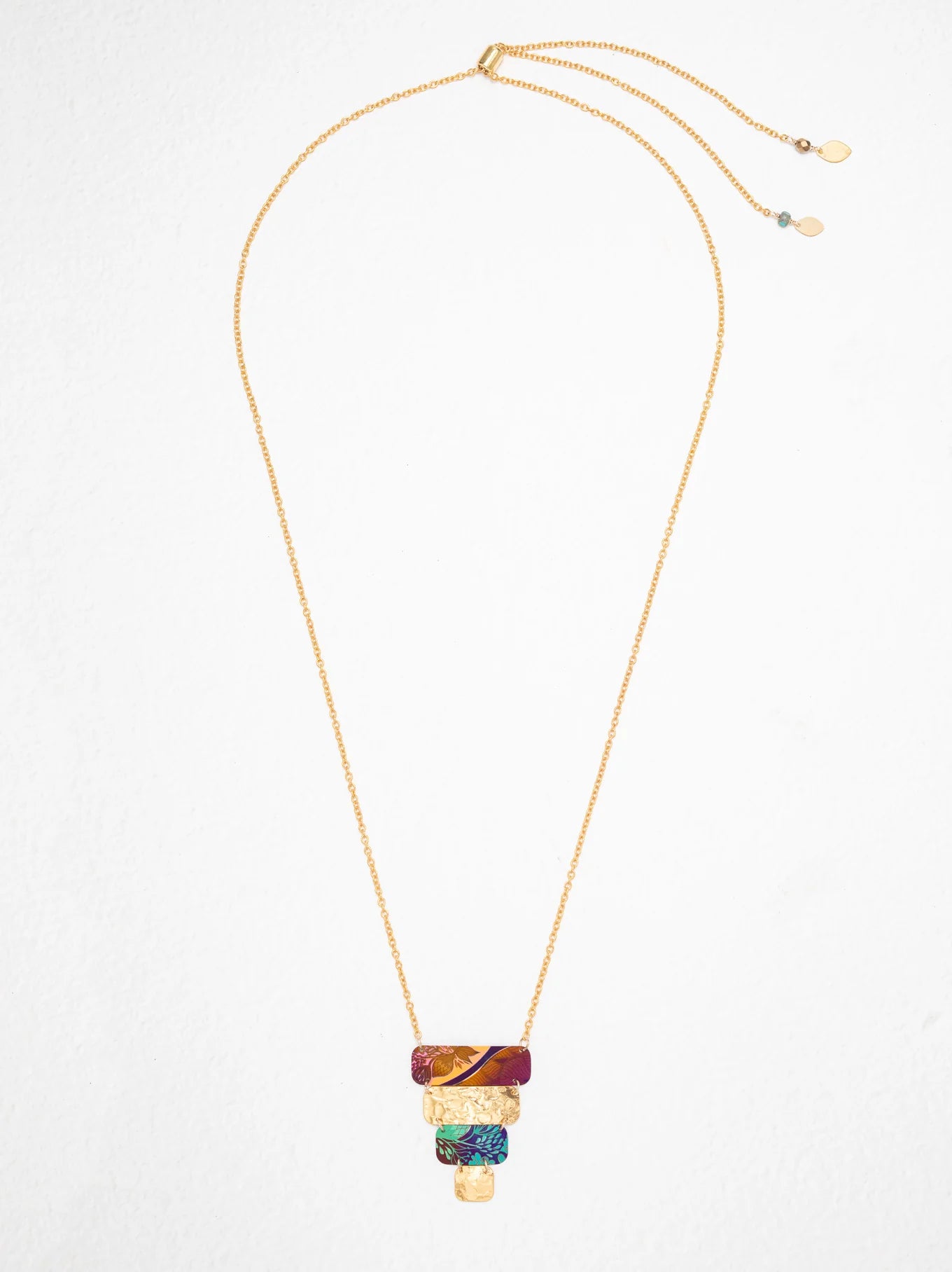 Holly Yashi Lana Talisman Necklace - Amber Wave