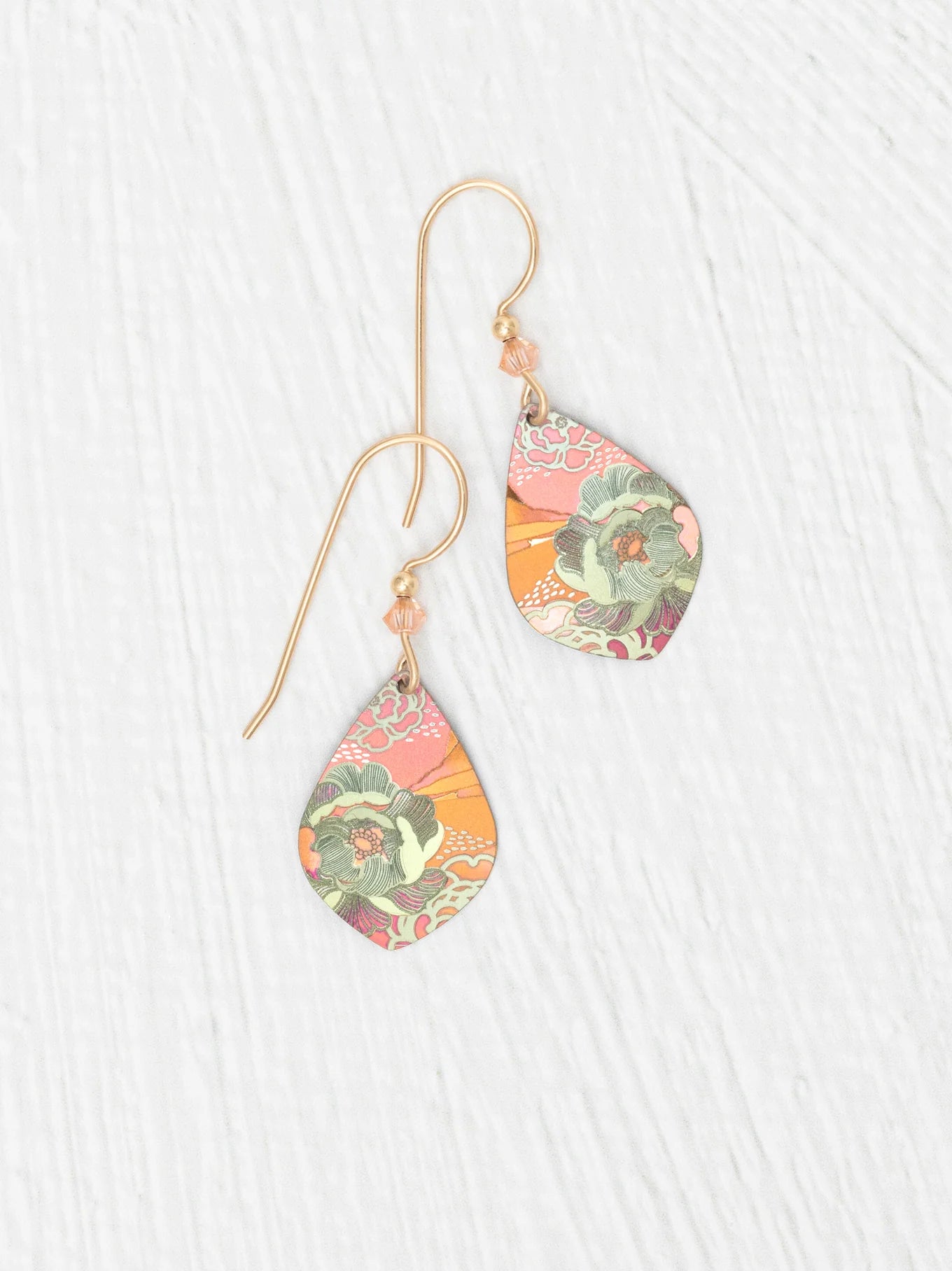 Holly Yashi Aubrey Earrings - Blooming Coral