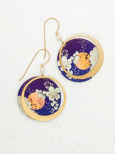 Holly Yashi Luna Earrings - Blue Moon