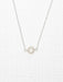 Holly Yashi Marina Pearl Necklace - Silver and Cream